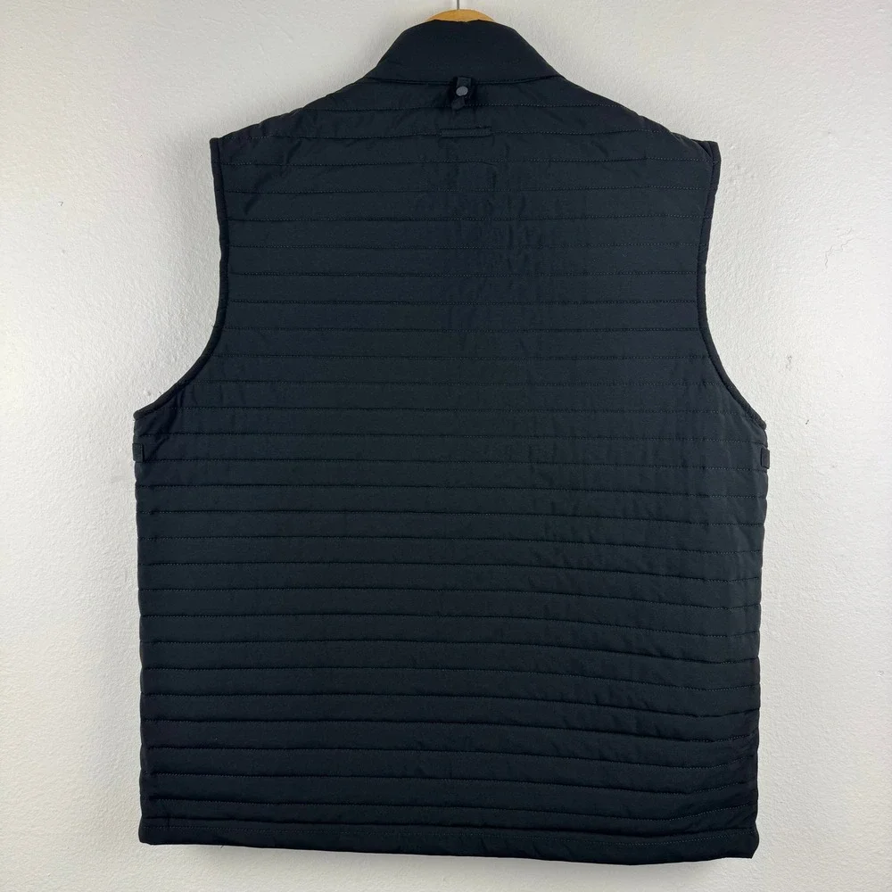 ALFANI Mens puffer quilted insulated‎ full zip vest BLACK - L